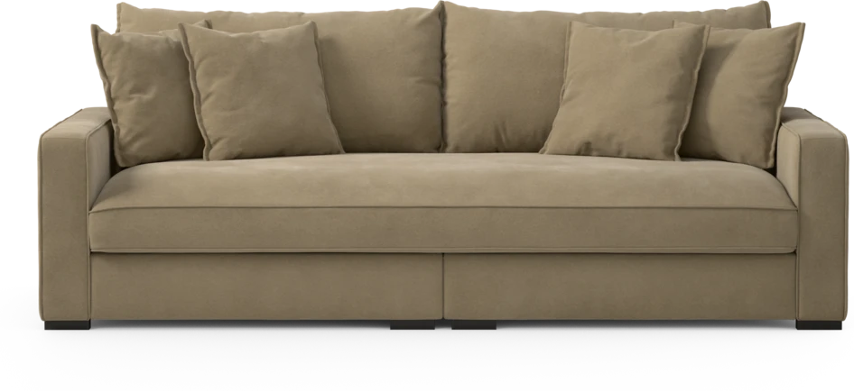 Rossi - 3-sits soffa, hel dyna - Beige