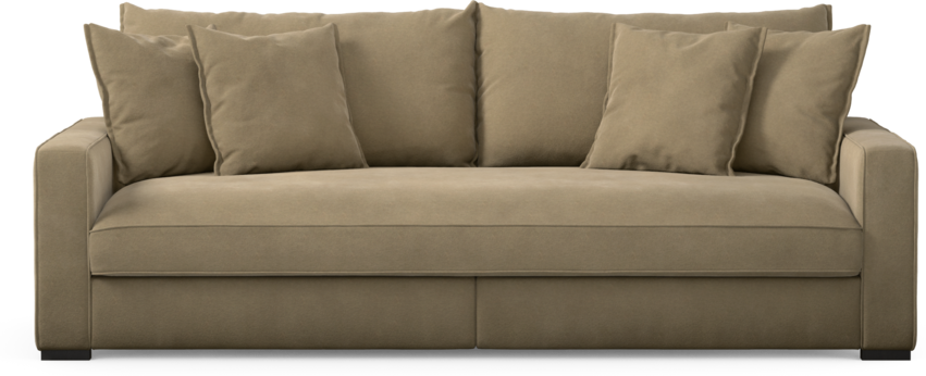 Rossi - 3-sits soffa, hel dyna - Beige