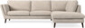 Madison Lux - 3-sits soffa med divan höger - Vit