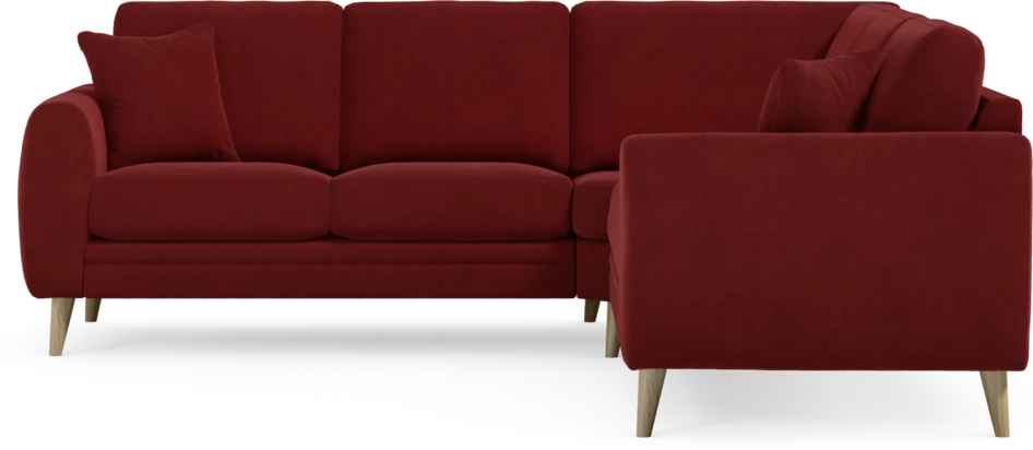 Eden - Hörnsoffa, 2+2-sits - Röd