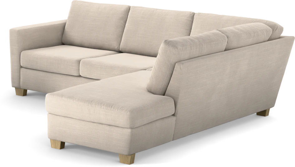 Friday - 2,5-sits soffa med divan höger - Beige