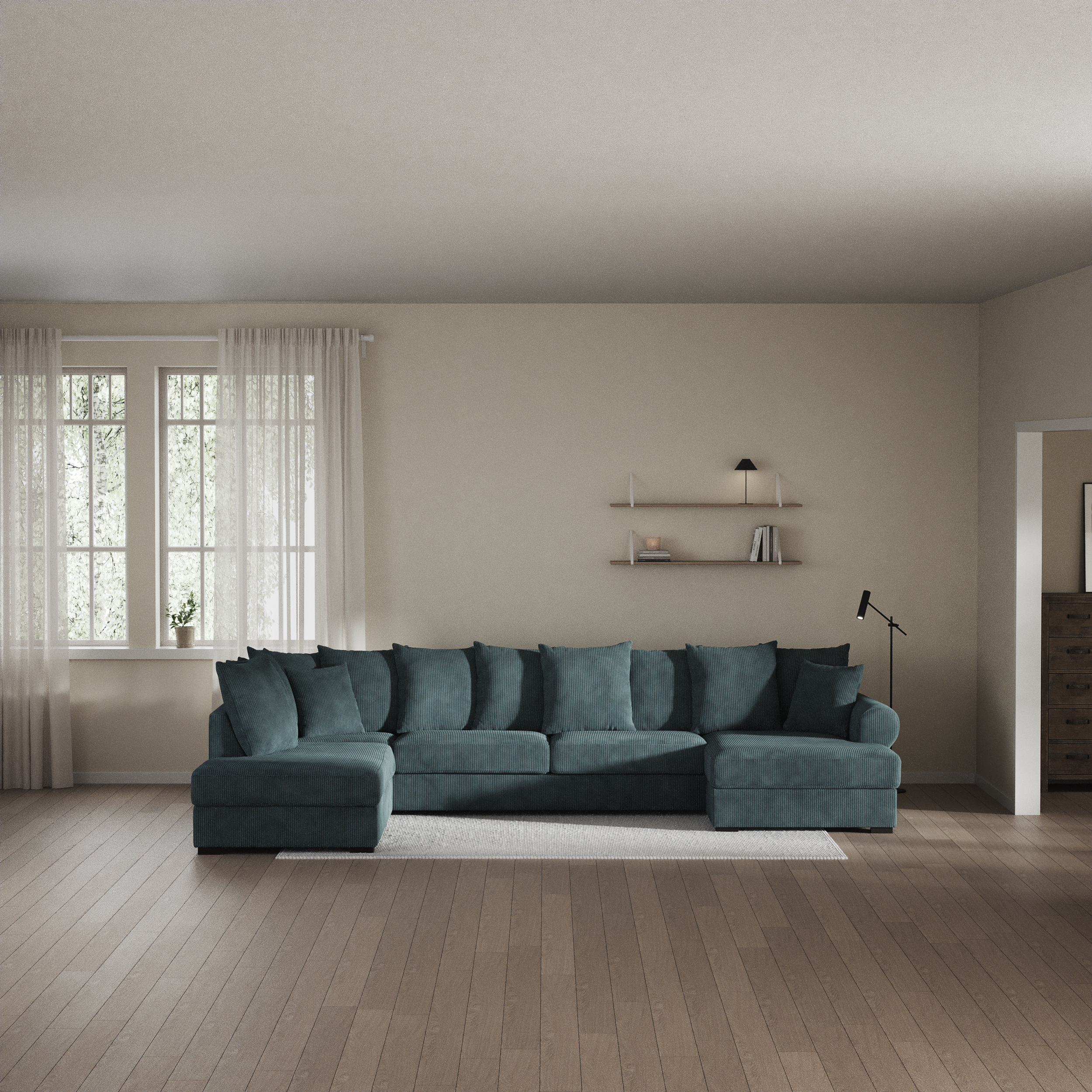 Town - 3-sits soffa med divan vänster och schäslong höger - inspiration