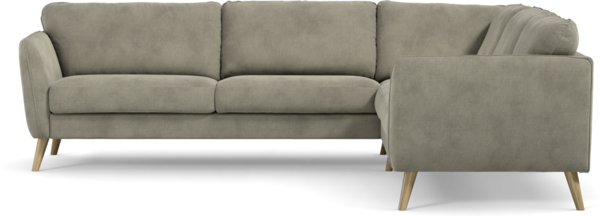 Bridge - Hörnsoffa, 3+2-sits - Grå