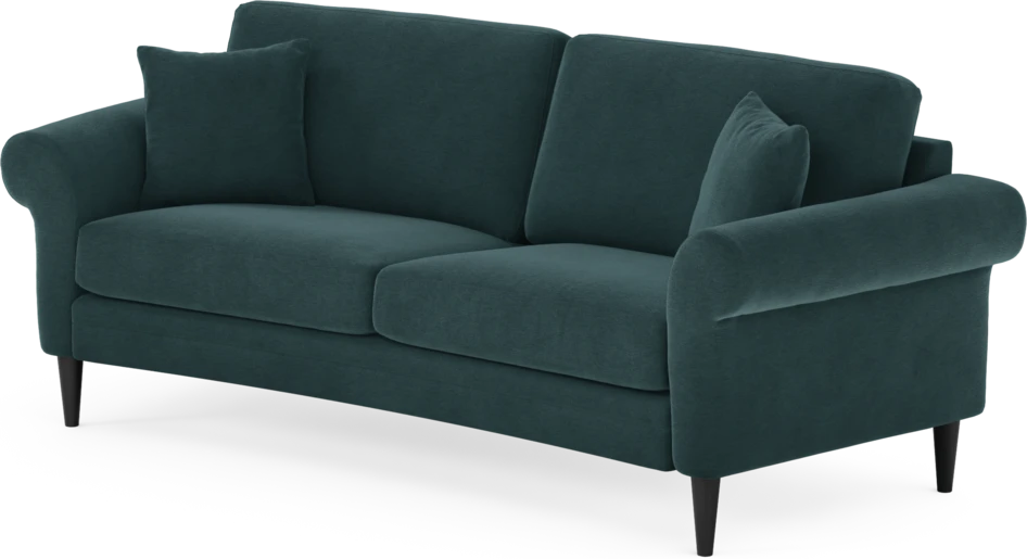 Eden - 2,5-sits soffa svängd - Blå