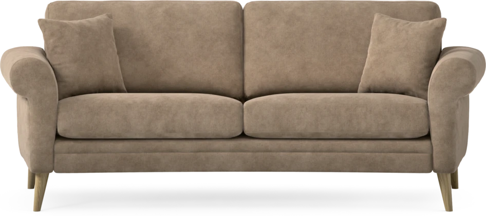 Eden - 2,5-sits soffa svängd - Beige