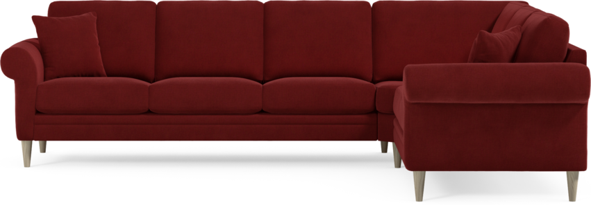 Eden - Hörnsoffa, 3+2-sits - Röd