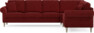 Eden - Hörnsoffa, 3+2-sits - Röd