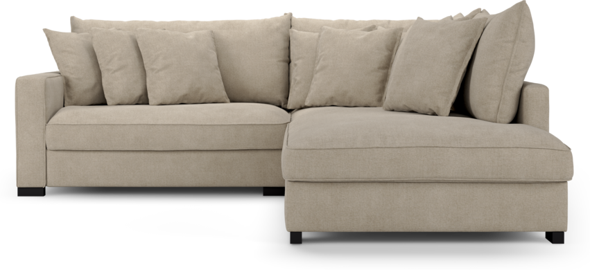 Rossi - 2-sits soffa med divan höger - Beige