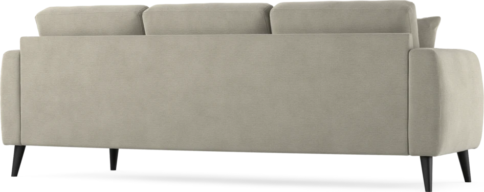 Eden - 3-sits soffa svängd - Brun