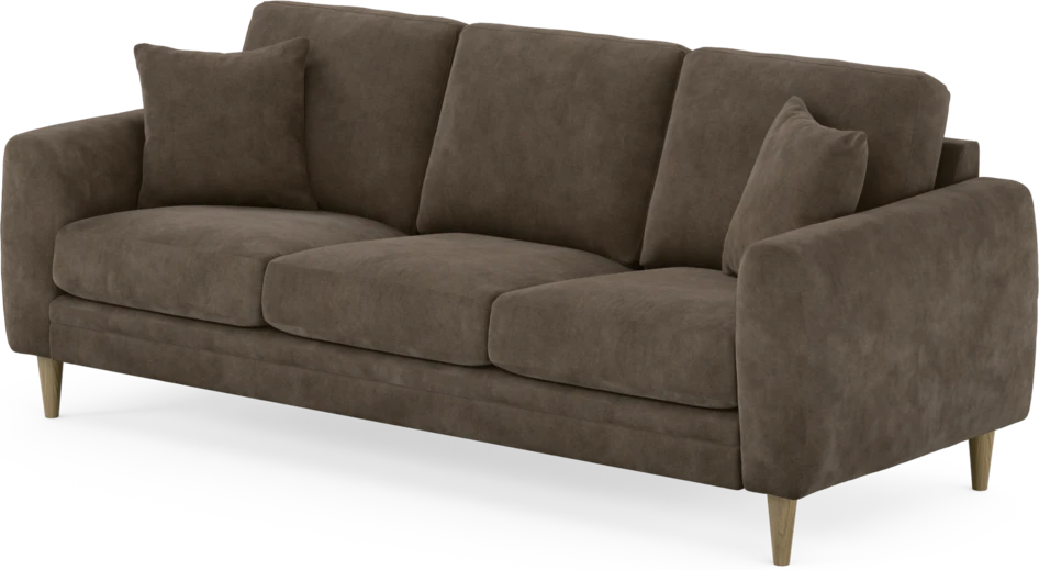 Eden - 3-sits soffa - Brun