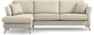 Eden - 2,5-sits soffa med schäslong - Beige