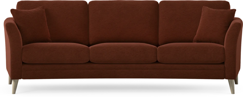 Eden - 3-sits soffa svängd - Orange