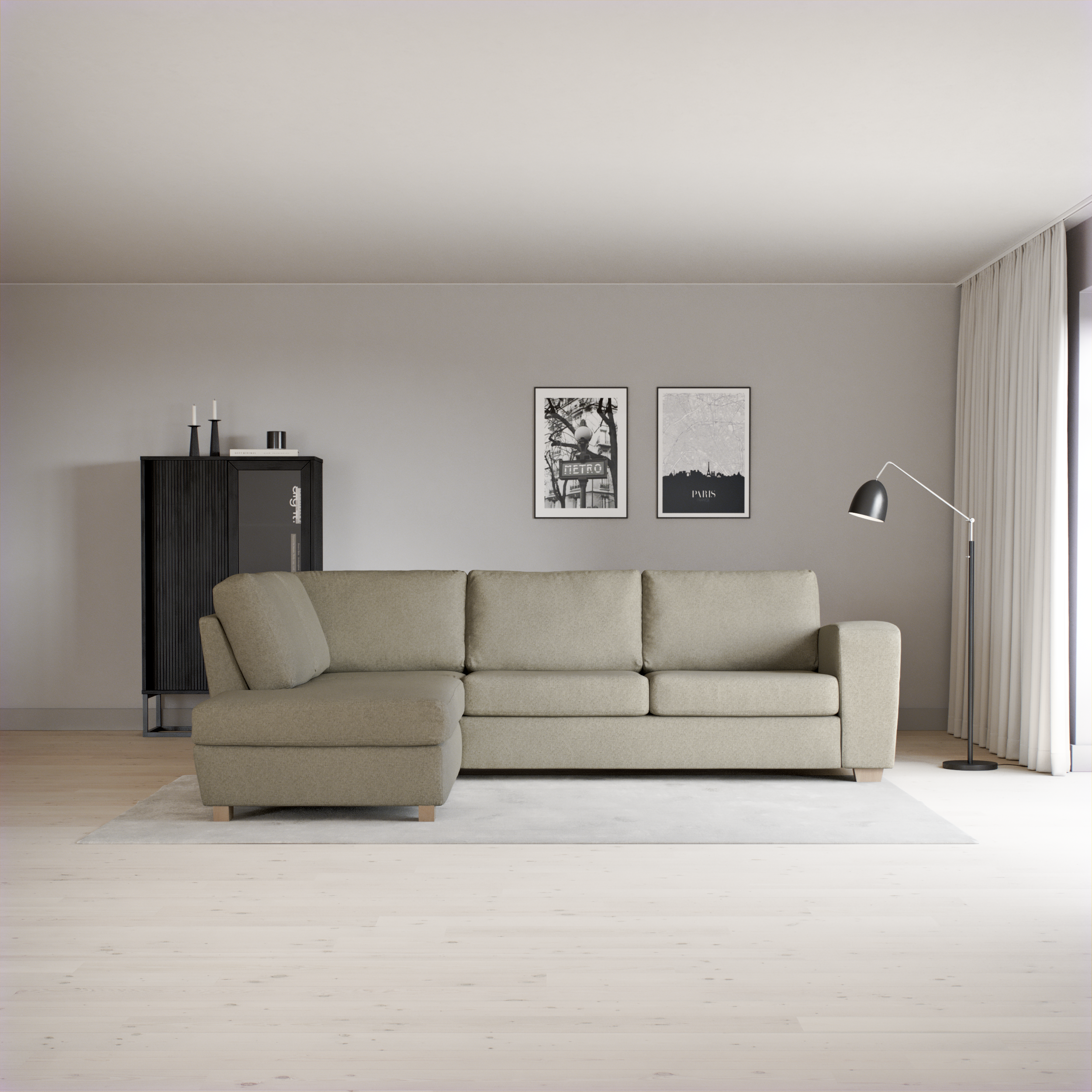 Friday - 2,5-sits soffa med divan vänster - inspiration