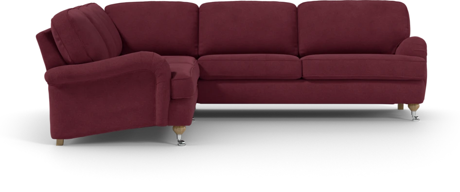 Oxford - Hörnsoffa 2+2,5-sits - Röd