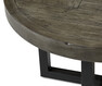 Woodenforge - Soffbord, Ø 80, H 50 cm - Grå