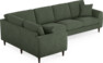 Eden - Hörnsoffa, 1+3-sits - Grön