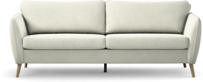County - 2,5-sits soffa - Vit