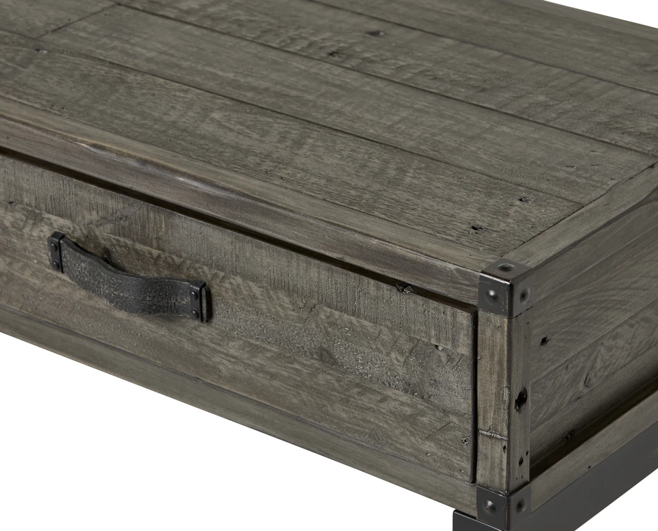 Woodenforge - Avlastningsbord, B 120 cm - Grå