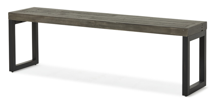 Woodenforge - Bänk till matbord, B 155 cm - Grå