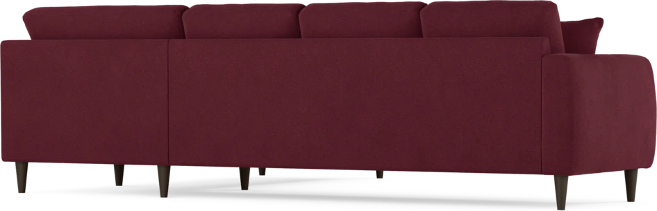 Eden - Hörnsoffa, 3+2-sits - Röd