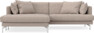 Harper - 4-sits med schäslong XL vänster - Beige
