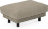 Cherrie - Fotpall 110, fast klädsel - Beige