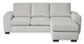 Sit Down - 2-sits soffa med schäslong höger, C1-komfort - Grå