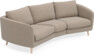 Madison - 3-sits soffa svängd, 70 cm - Beige