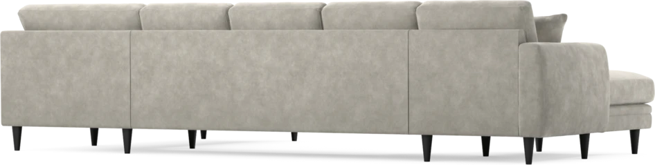 Eden - 3-sits soffa med schäslong vänster och divan höger - Grå