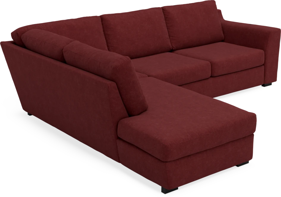 Friday - 2,5-sits soffa med divan vänster - Rosa