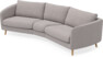 Madison - 3-sits soffa svängd, 90 cm - Grå