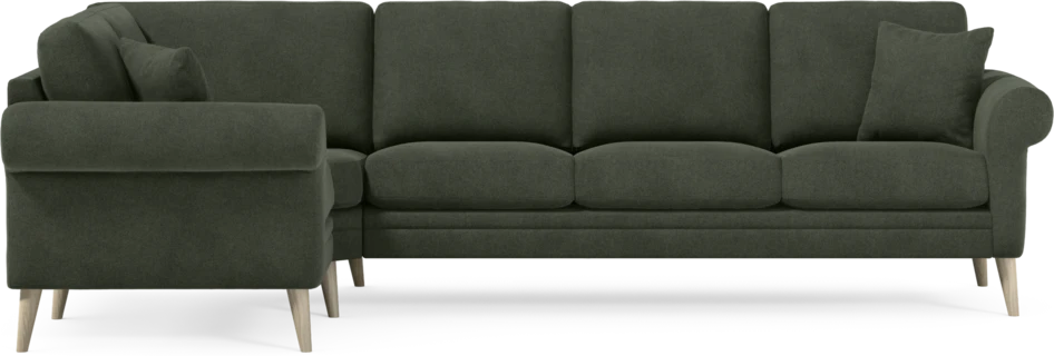 Eden - Hörnsoffa, 1+3-sits - Grön