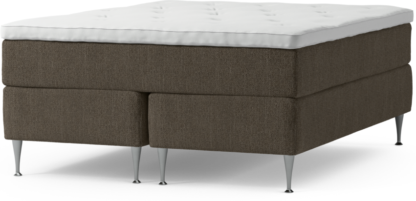 Delux Exclusive - Kontinentalsäng, dubbelsäng med bäddmadrass och sängben