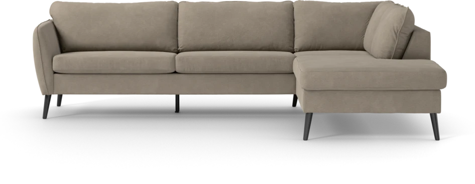County - 2,5-sits soffa med divan höger - Beige
