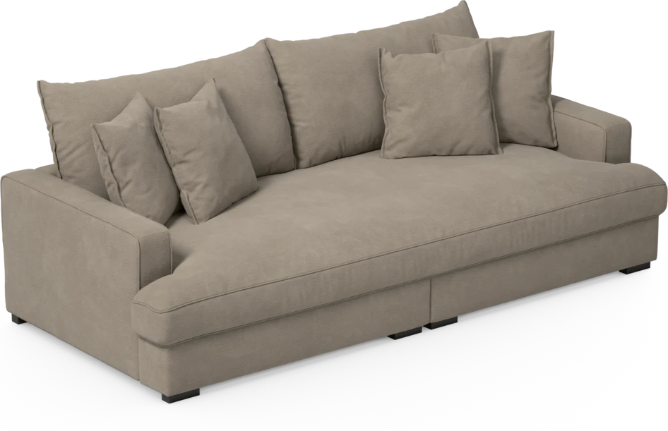Rossi - 3-sits soffa, hel dyna - Beige
