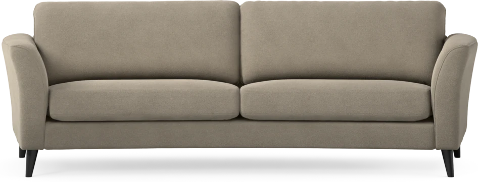 Bridge - 3-sits soffa svängd - Beige