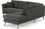 Eden - 2-sits soffa med divan - Grå