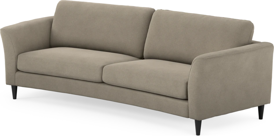 Bridge - 3-sits soffa svängd - Beige