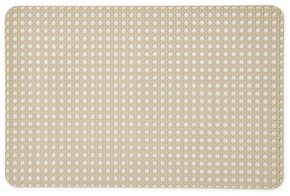 Anton - Tablett i plast, 30x45 cm - Beige