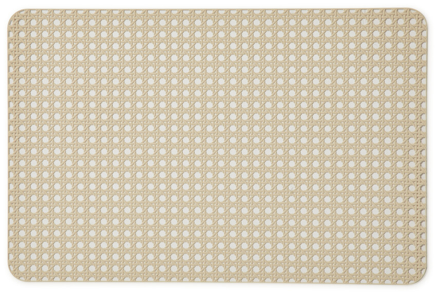 Anton - Tablett i plast, 30x45 cm - Beige