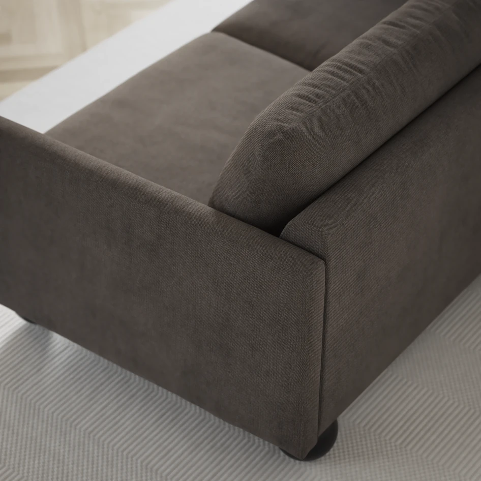 Madison - 4-sits soffa - Brun