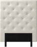 Delux Pikerad - Sänggavel, 90-210 cm - Beige