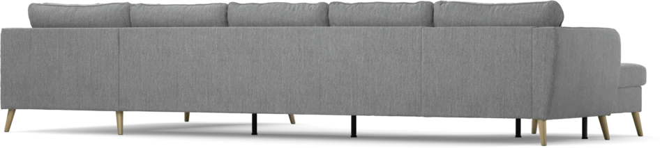 County - 4-sits soffa med schäslong vänster och divan höger - Grå