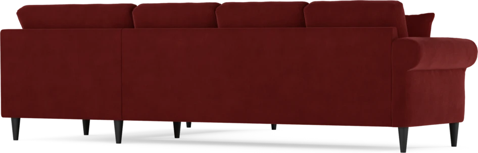 Eden - Hörnsoffa, 3+2-sits - Röd