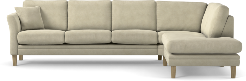 Eden - 3-sits soffa med divan - Beige