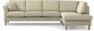 Eden - 3-sits soffa med divan - Beige