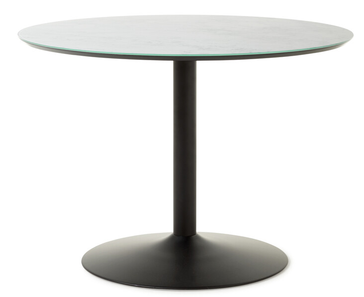 Remo - Matbord, Ø 106 cm - Vit