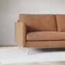 Madison Lux - 3-sits soffa med divan höger - Orange