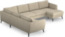 County - Hörnsoffa, 2+3-sits med schäslong höger - Beige