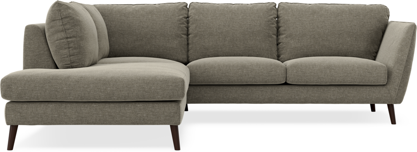 Madison - 2-sits soffa med divan vänster - Grön